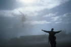 U.S. troops land in Haiti 1994